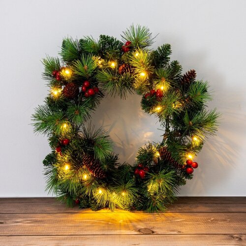 Näve Leuchten LED Kerstkrans “Noel” – Outdoor Decoratie Näve Leuchten LED Kerstkrans “Noel” – Outdoor Decoratie