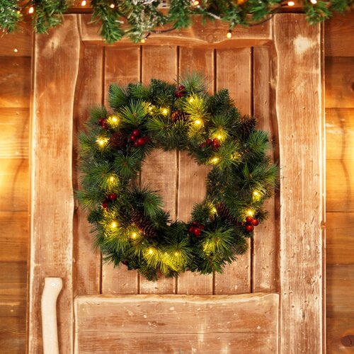 Näve Leuchten LED Kerstkrans “Noel” – Outdoor Decoratie Näve Leuchten LED Kerstkrans “Noel” – Outdoor Decoratie