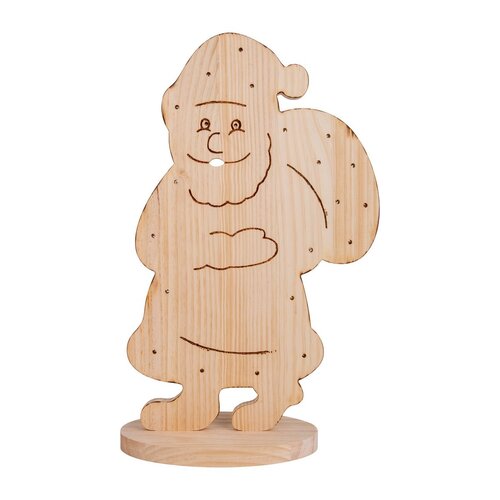 Näve Leuchten LED Houten Kerstdecoratie “Santa” – Voor Buiten Näve Leuchten LED Houten Kerstdecoratie “Santa” – Voor Buiten