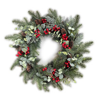VIRIDIS Wianek 50cm – Groene Kerstkrans Decoratie