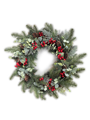 Mondex Since 1986 VIRIDIS Wianek 50cm – Groene Kerstkrans Decoratie