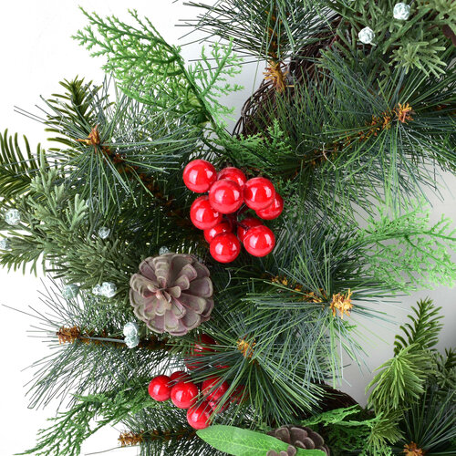 Mondex Since 1986 VIRIDIS Wianek 55cm - Groene Kerstkrans Decoratie