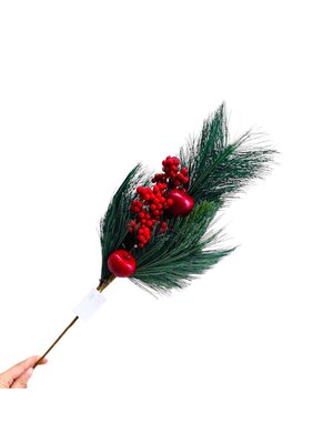 QMF Appel Kerstbloemcombinatie – Zijden Kunstbloem 61cm