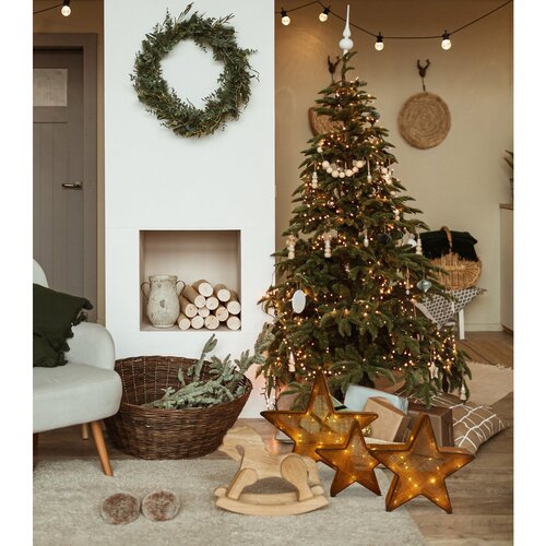 Näve Leuchten LED Decoratieve Sterren Set 3-delig – Bruin