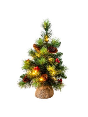 Näve Leuchten LED Kerstboom 45cm – Met Bessen en Dennenappels