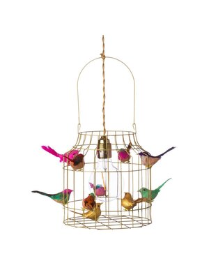 Dutch Dilight Hanglamp Vogeltjes Goud – Kinderlamp / Babylamp