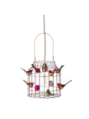 Dutch Dilight Hanglamp Vogeltjes Roestbruin – Kinderlamp / Babylamp