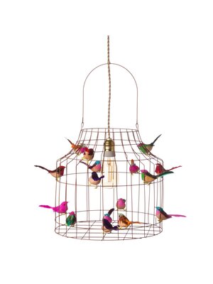 Dutch Dilight Hanglamp Vogeltjes Roestbruin – Kinderlamp / Babylamp