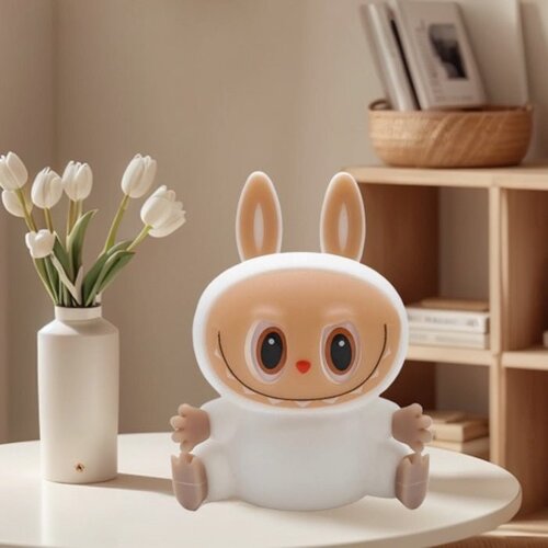 Labubu Nachtlamp – Oplaadbaar kraanlicht van zacht siliconen Labubu Nachtlamp – Oplaadbaar kraanlicht van zacht siliconen