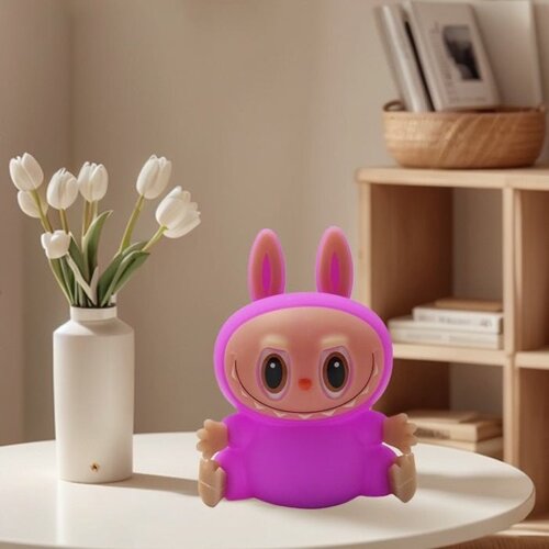 Labubu Nachtlamp – Oplaadbaar kraanlicht van zacht siliconen Labubu Nachtlamp – Oplaadbaar kraanlicht van zacht siliconen