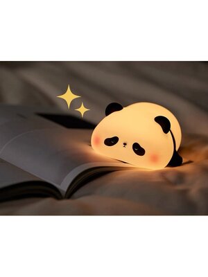 Lanlivia Panda Nachtlamp – Oplaadbaar Zacht Siliconen Lampje