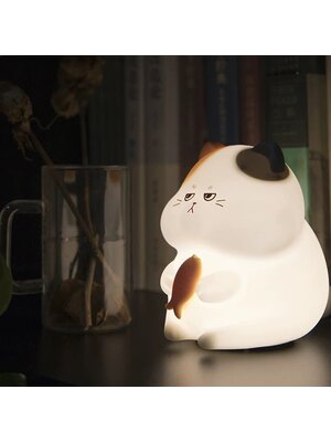 Lanlivia Katten Nachtlamp – Zacht Siliconen & Oplaadbaar