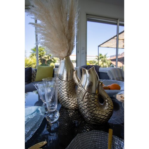 Aulica Gouden Vis Vaas – Decoratieve Vaas