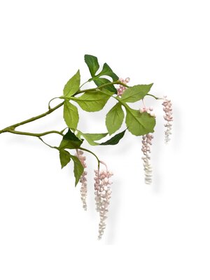 QMF Phytolacca Americana Zijden Bloem – Licht Roze 65cm