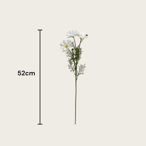 QMF Chrysanthemum – Witte Zijden Bloem 52 cm QMF Chrysanthemum – Witte Zijden Bloem 52 cm