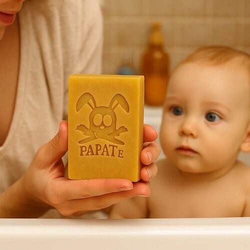 Papate Biologische ezelinnenmelkzeep