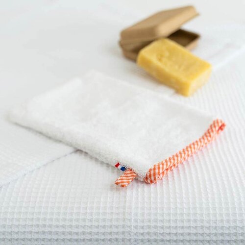 Papate Biologisch Katoenen Washandje – Wit