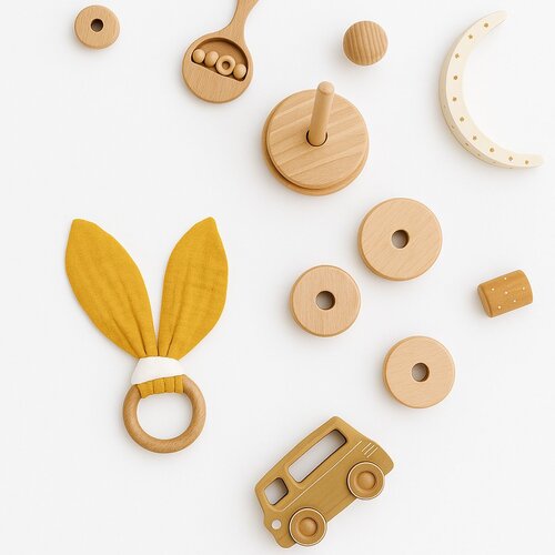 Papate Honing Biologische Katoenen Bijtring