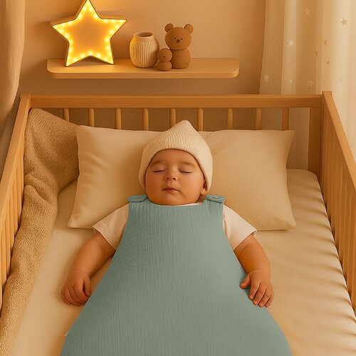 Papate Biologisch Katoenen Winterslaapzak – Groen