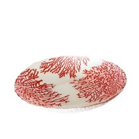 Koraal fruitschaal groot