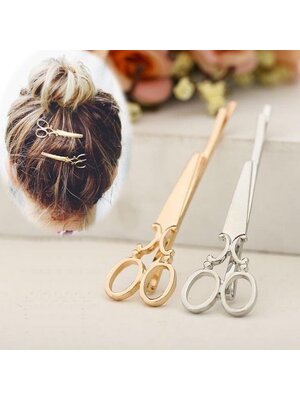 Haarspeldjes Schaarvorm – Goud & Zilver