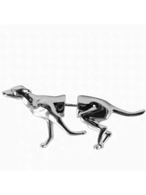 Puppy n Cat Design dubbelzijdige oorbel, één stuk