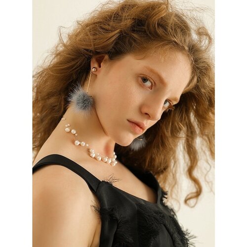 Zoetwaterparel Choker – Transparante Lijn