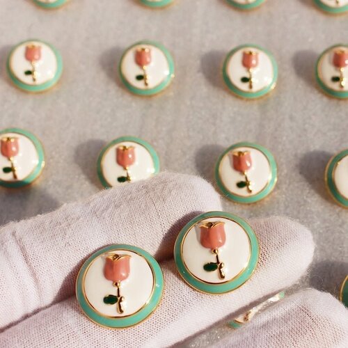 Romantische tulpen oorbellen