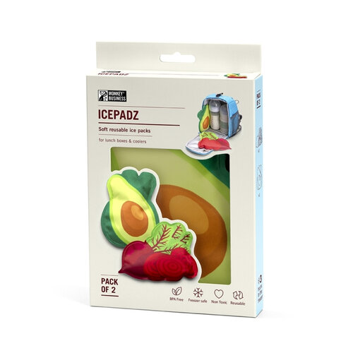 Monkey Business Monkey Business koelelementen, set van 2 - vegan