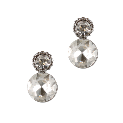 Otazu Ophelia Earpins Crystal - Rhodium
