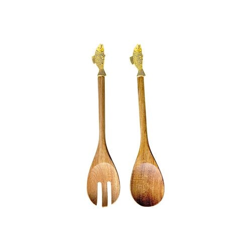Gouden vissaladeservers