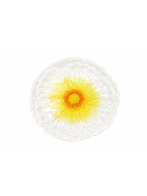 Capri geel plat bord 26x26x3cm