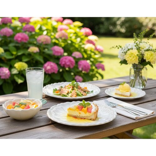 Capri geel plat bord 26x26x3cm