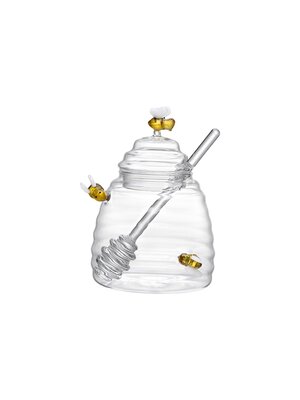 Glazen bijenhoningpot 500ml