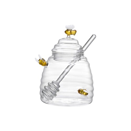 Glazen bijenhoningpot 500ml