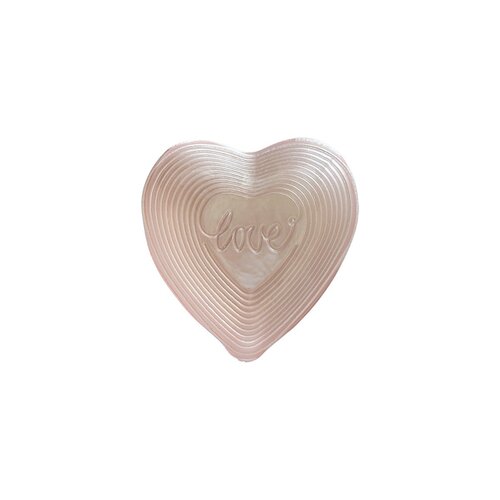 Roze hart kopje 14x13x2cm