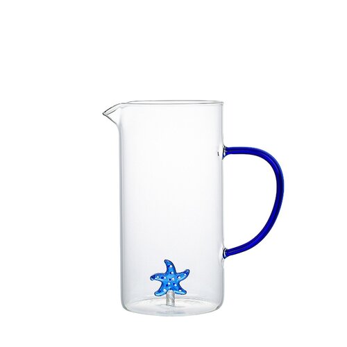Zeesterkan blauw handvat 1,5L
