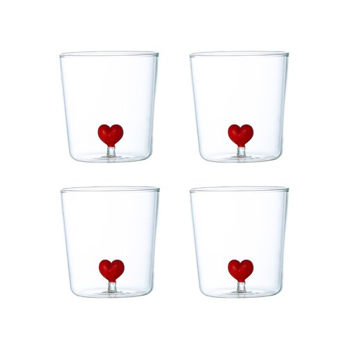 Hartwaterglazen 300 ml - set van 4