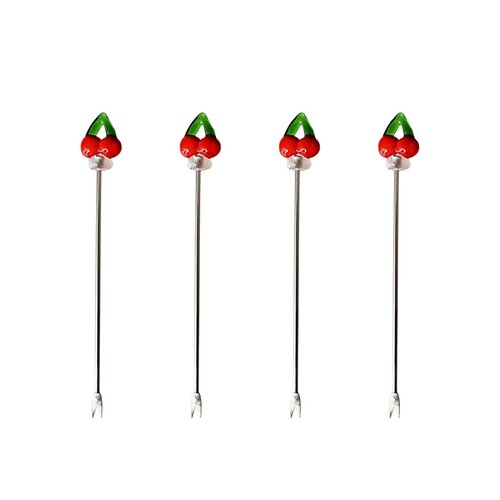 Kersenvoorgerechtprikkers - set van 4