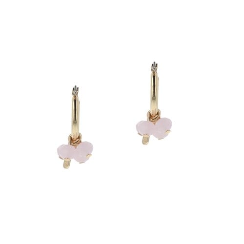 IVY Ivy oorbellen - Rosewater Opal Hoops