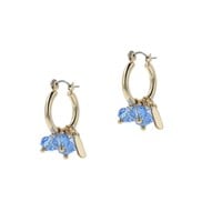 Zomer: Ivy oorbellen - Light Sapphire Hoops