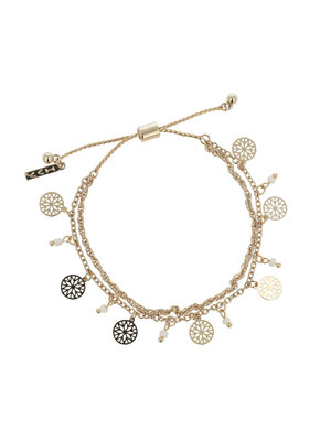 Otazu Ivy armband - Gouden munten