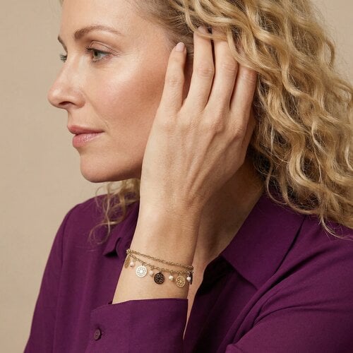 IVY Ivy armband - Gouden munten