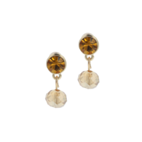 Classic Gold Crystal oorbellen