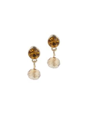 Otazu Classic Gold Kristal oorbellen