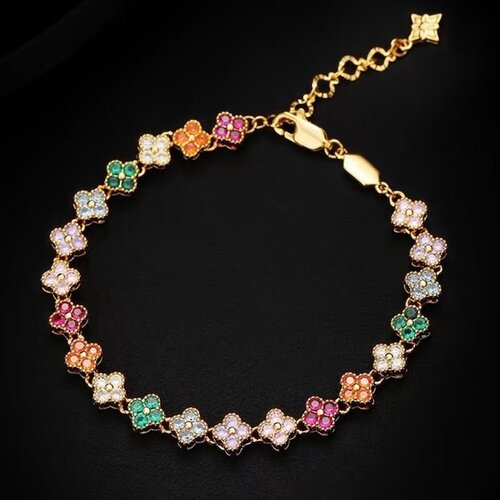 Caleidoscoop klaver kristal armband Caleidoscoop klaver kristal armband