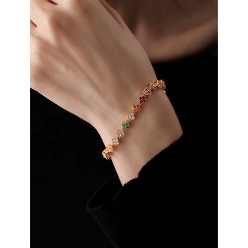 Caleidoscoop klaver kristal armband Caleidoscoop klaver kristal armband