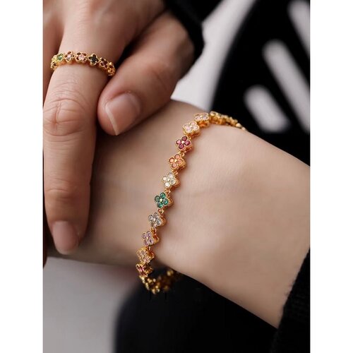 Caleidoscoop klaver kristal armband Caleidoscoop klaver kristal armband