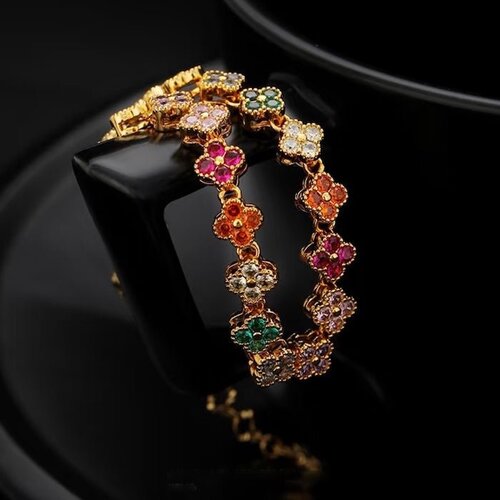 Caleidoscoop klaver kristal armband Caleidoscoop klaver kristal armband