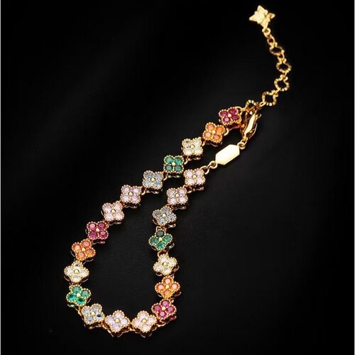Caleidoscoop klaver kristal armband Caleidoscoop klaver kristal armband
